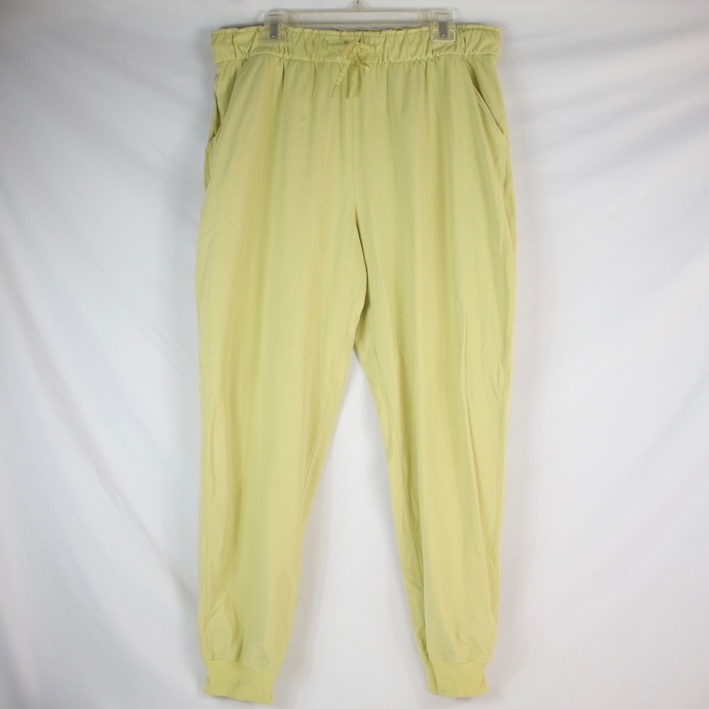 Lululemon Yellow Adapted State High Rise Jogger Pants Women's Size 14